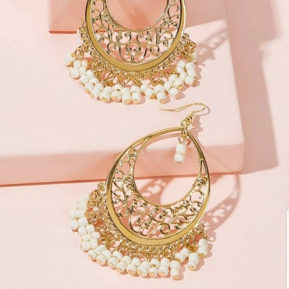 *Briar* Over Size Drop Earrings - Picture 2 of 4